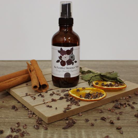 Be Festive Simmer Mist, Natural Peppermint Cocoa Room + Linen Spray