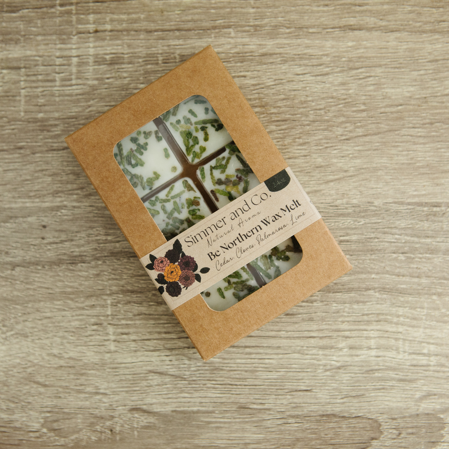 Be Northern Simmer Melt, Botanical Scented Wax