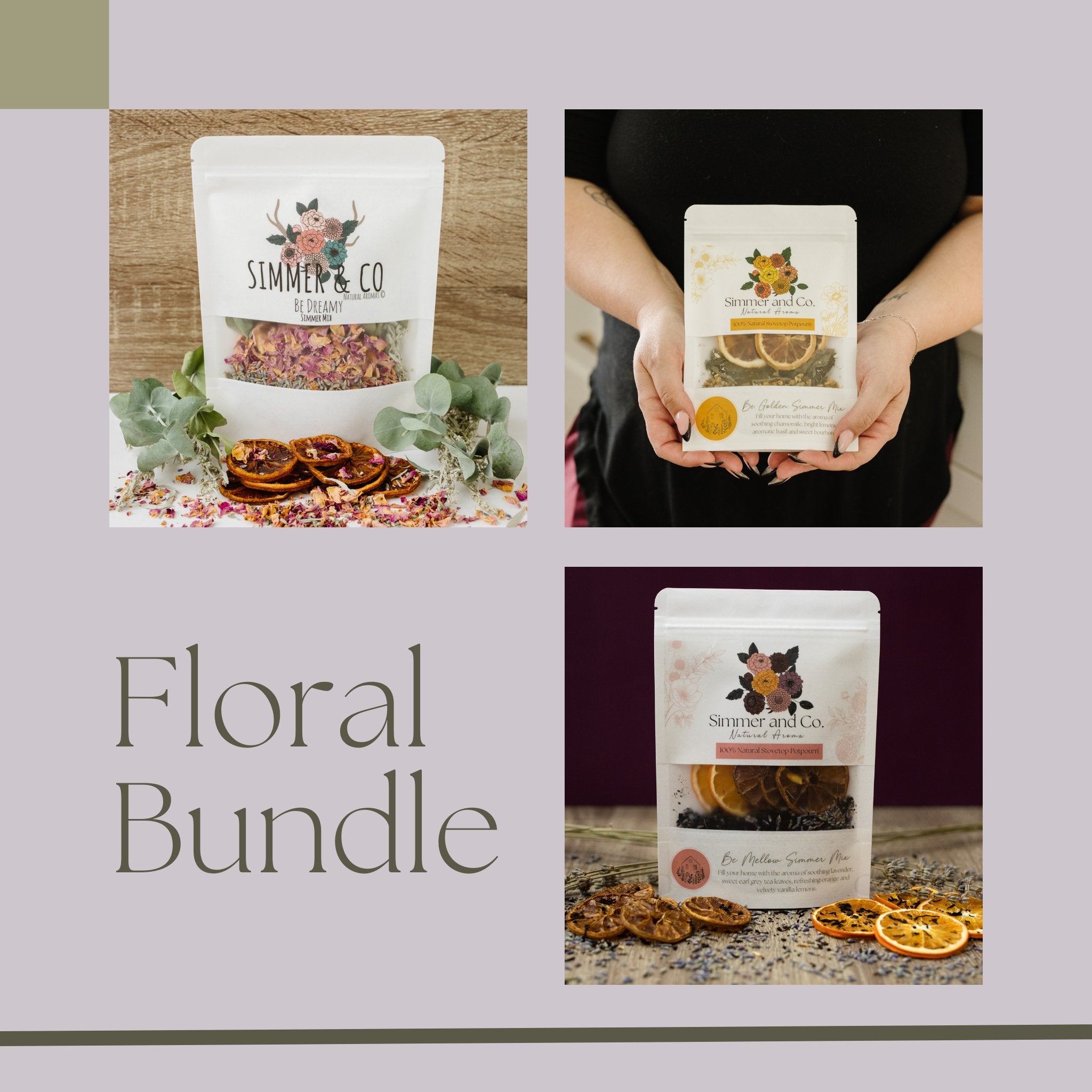 Spring Floral Bundle – Simmer and Co Natural Aroma Inc