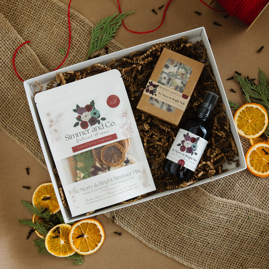 Merry Gift Set – Be Merry & Bright Simmer Aroma Trio