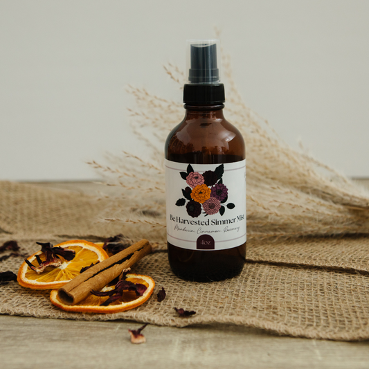 Be Harvested Simmer Mist, Natural Citrus Spice Room + Linen Spray