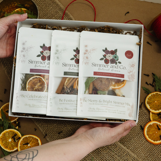 Simmer the Season Gift Set – Natural Holiday Simmer Trio
