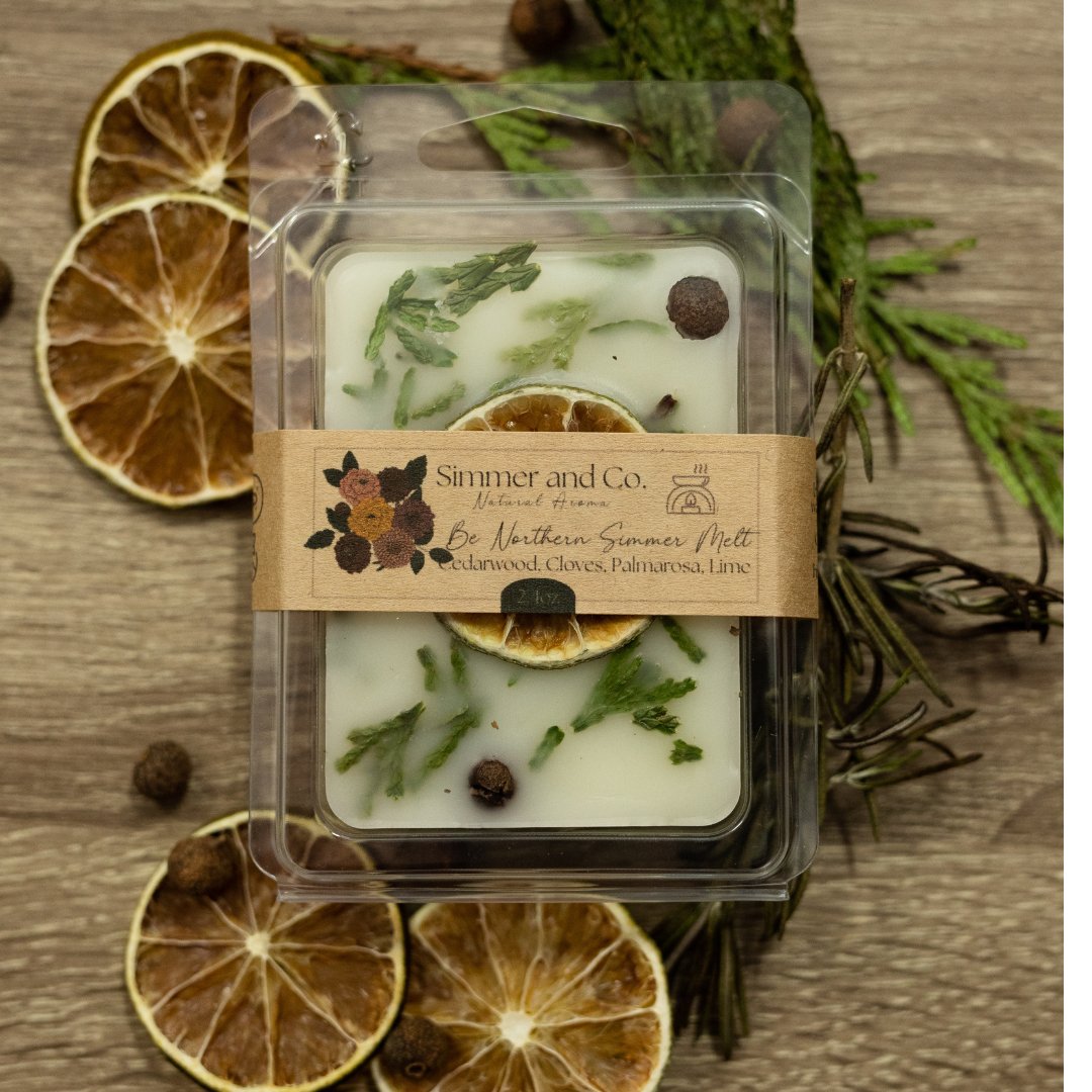 Be Northern Simmer Melt, Botanical Scented Wax - Simmer and Co Natural Aroma Inc - Botanical Simmer Wax Melt