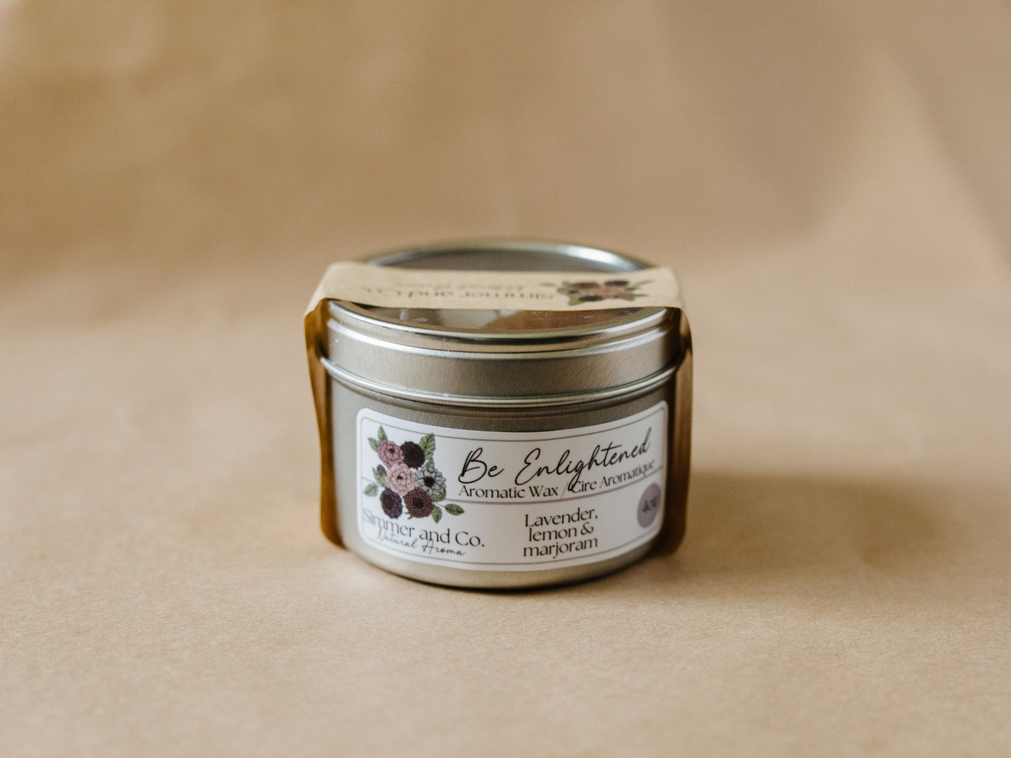 Be Enlightened Simmer Melt, Botanical Scented Wax - Simmer and Co Natural Aroma Inc - Botanical Simmer Wax Melt