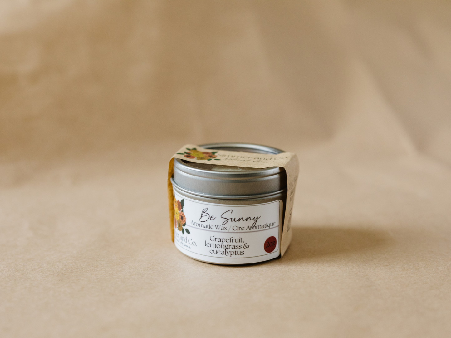 Be Sunny Simmer Melt, Botanical Scented Wax