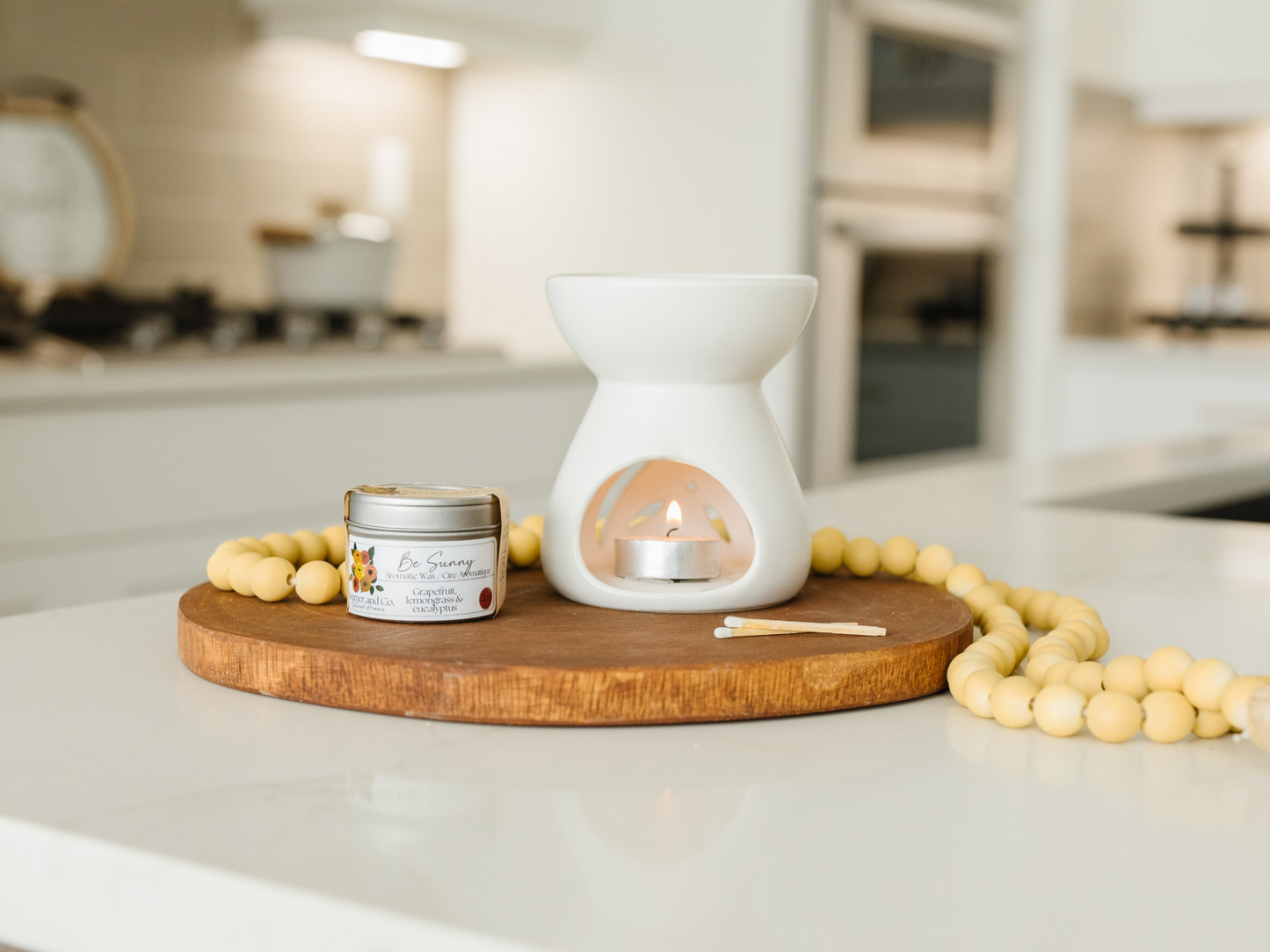Be Sunny Simmer Melt, Botanical Scented Wax