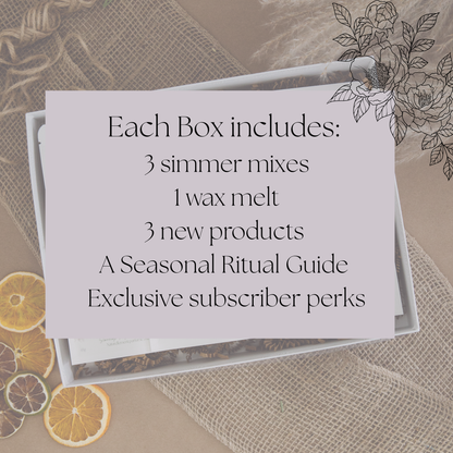 The Simmer Ritual Box | Quarterly Subscription