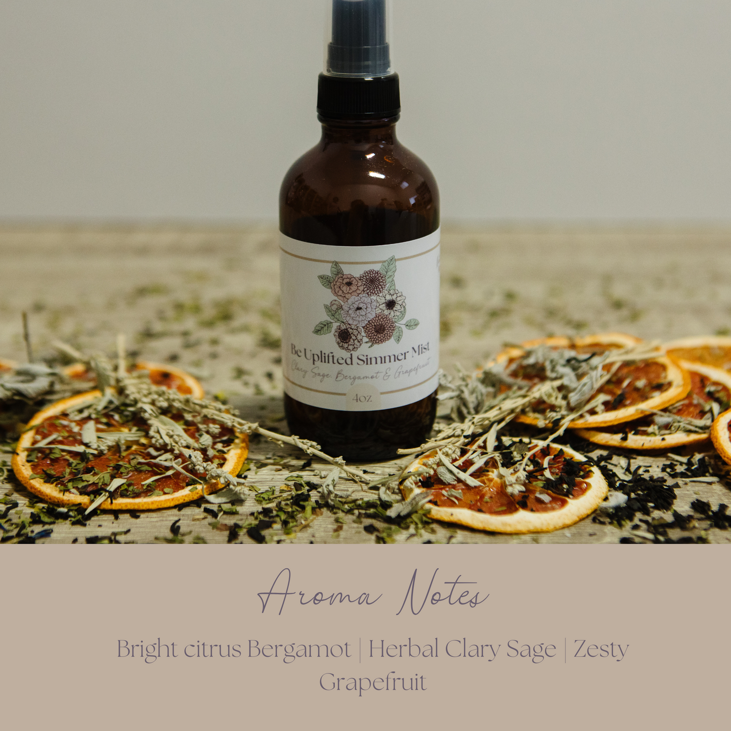 Be Uplifted Simmer Mist, Room & Linen Spray