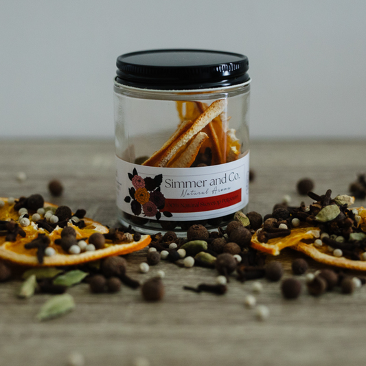 Be Spiced Simmer Mix, Glass Jar Stovetop Potpourri