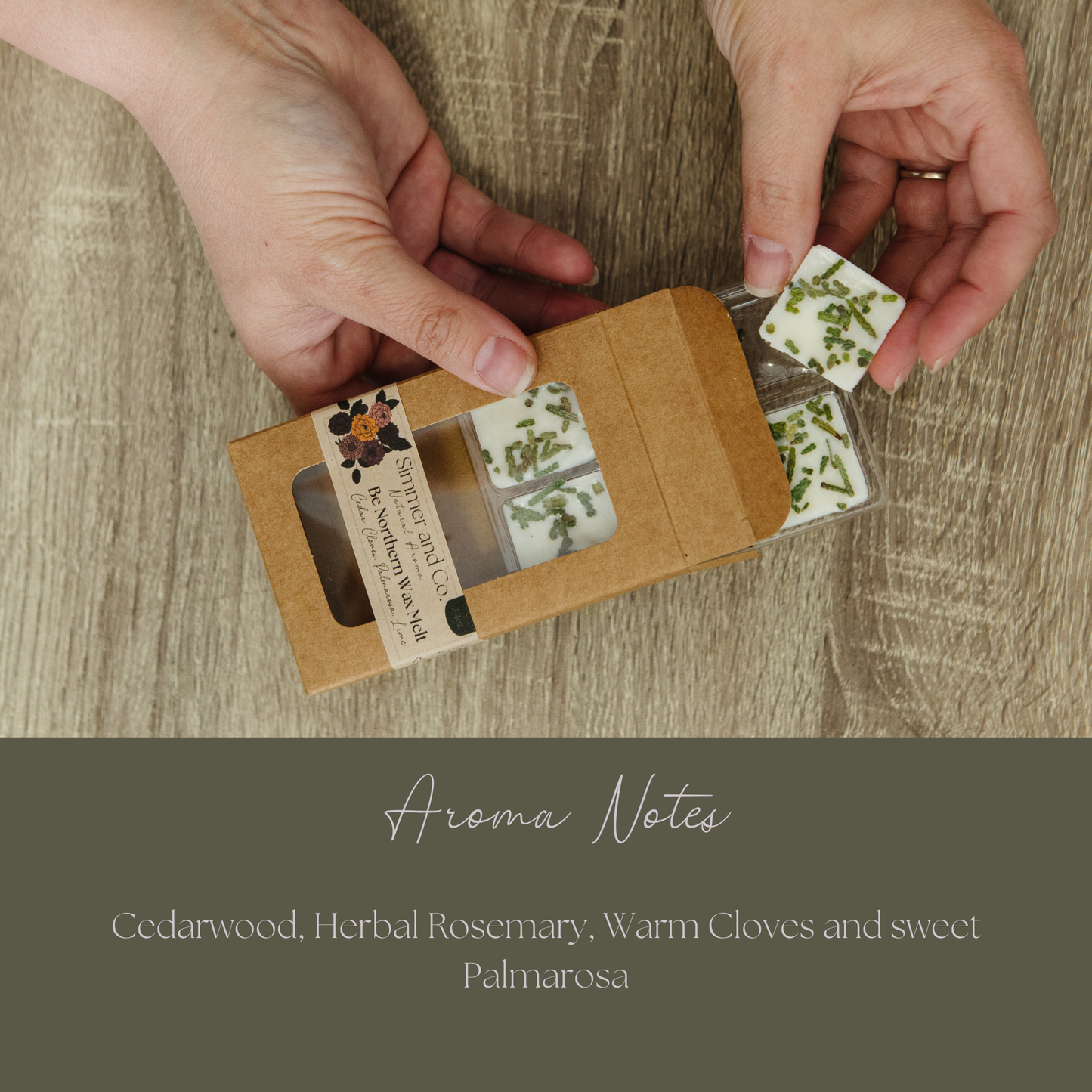 Be Northern Simmer Melt, Botanical Scented Wax