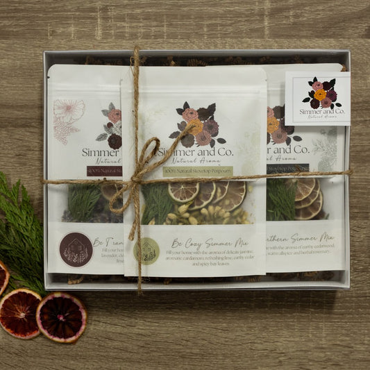 The Garnet Gift Set - Simmer and Co Natural Aroma Inc - Gift Set