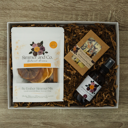 Gather & Glow Gift Set – Warm Citrus Spice & Autumn Herb Aroma Trio