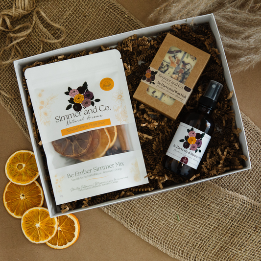 Gather & Glow Gift Set – Warm Citrus Spice & Autumn Herb Aroma Trio