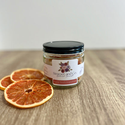 Dried Grapefruit Slices, Natural Garnish - Simmer and Co Natural Aroma Inc - Fruit Garnish