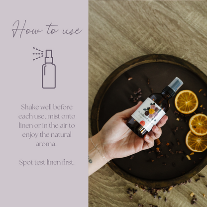 Be Ambered Simmer Mist, Room and Linen Spray