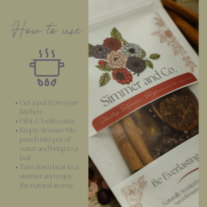 Be Everlasting Simmer Mix, Stovetop Potpourri