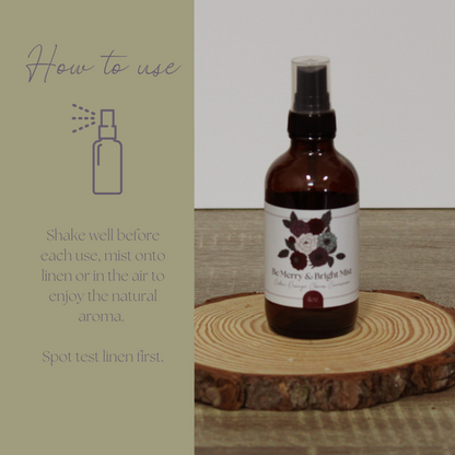 Be Merry and Bright Simmer Mist, Room and Linen Spray