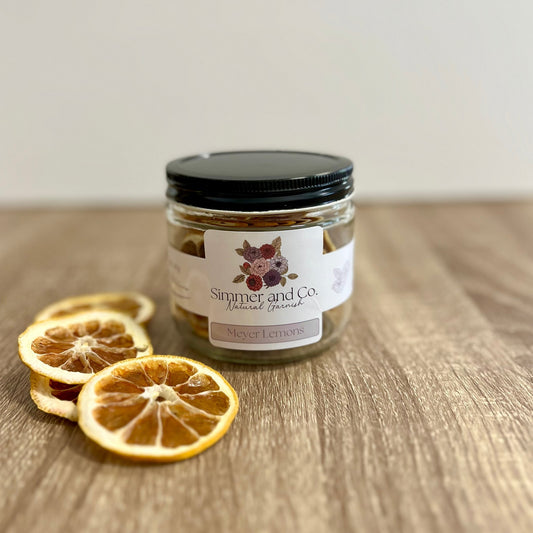 Dried Lemon Slices, Natural Garnish - Simmer and Co Natural Aroma Inc - Fruit Garnish