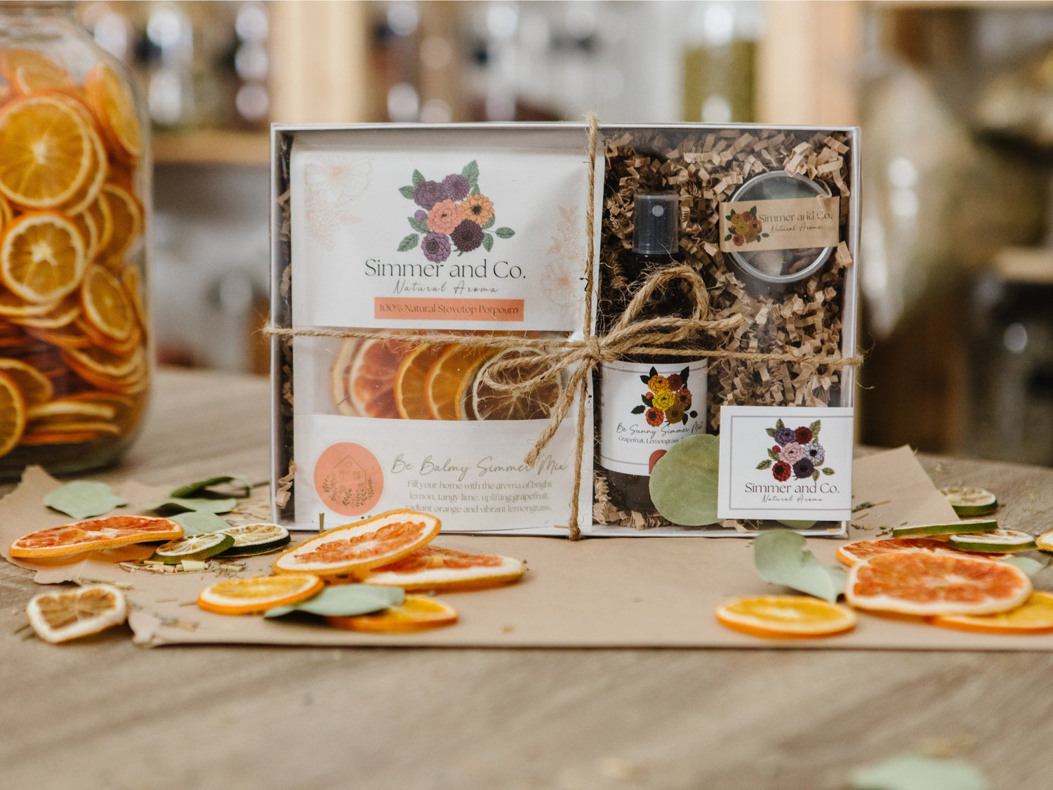 The Marigold Gift Set - Simmer and Co Natural Aroma Inc - Gift Set