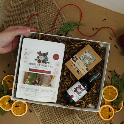 Merry Gift Set – Be Merry & Bright Simmer Aroma Trio