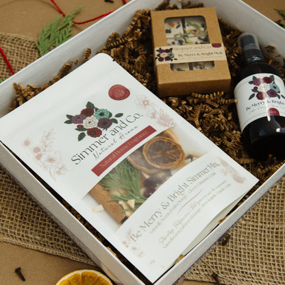 Merry Gift Set – Be Merry & Bright Simmer Aroma Trio