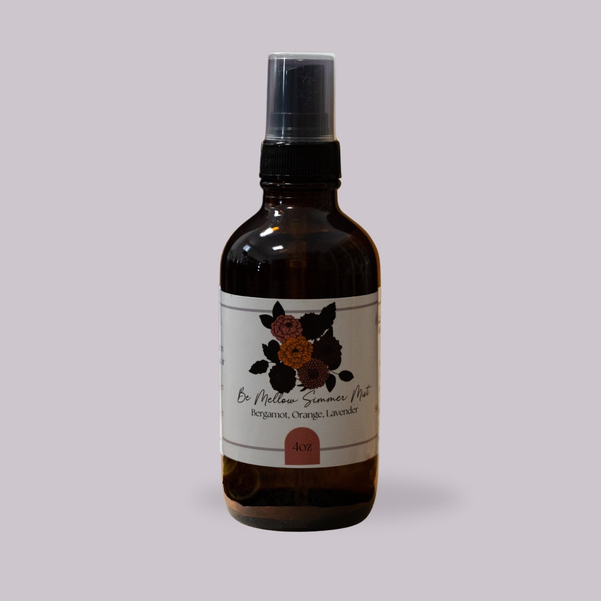 Be Mellow Simmer Mist, Room and Linen Spray - Simmer and Co Natural Aroma Inc - Natural Room Spray Simmer Mist