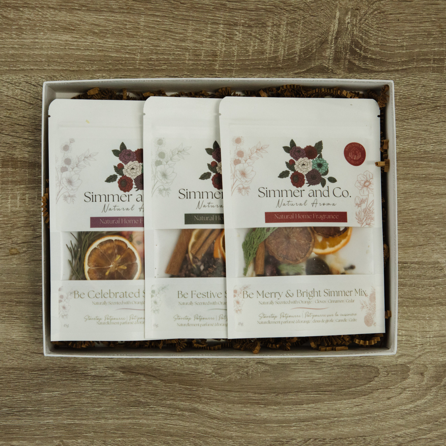 Simmer the Season Gift Set – Natural Holiday Simmer Trio