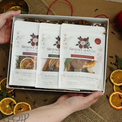 Simmer the Season Gift Set – Natural Holiday Simmer Trio