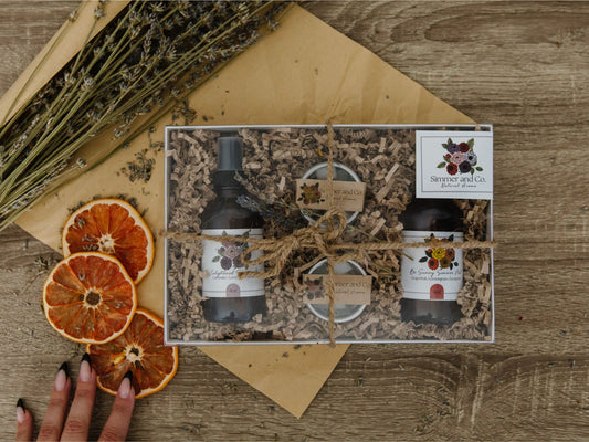 The Strawberry Gift Set - Simmer and Co Natural Aroma Inc - Gift Set