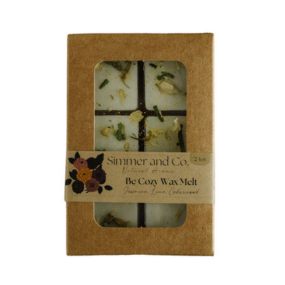 Be Cozy Simmer Wax Melt, Botanical Wax Cubes