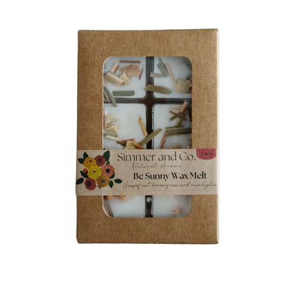 Be Sunny Simmer Melt, Botanical Scented Wax