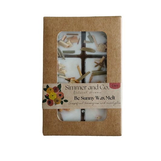Be Sunny Simmer Melt, Botanical Scented Wax