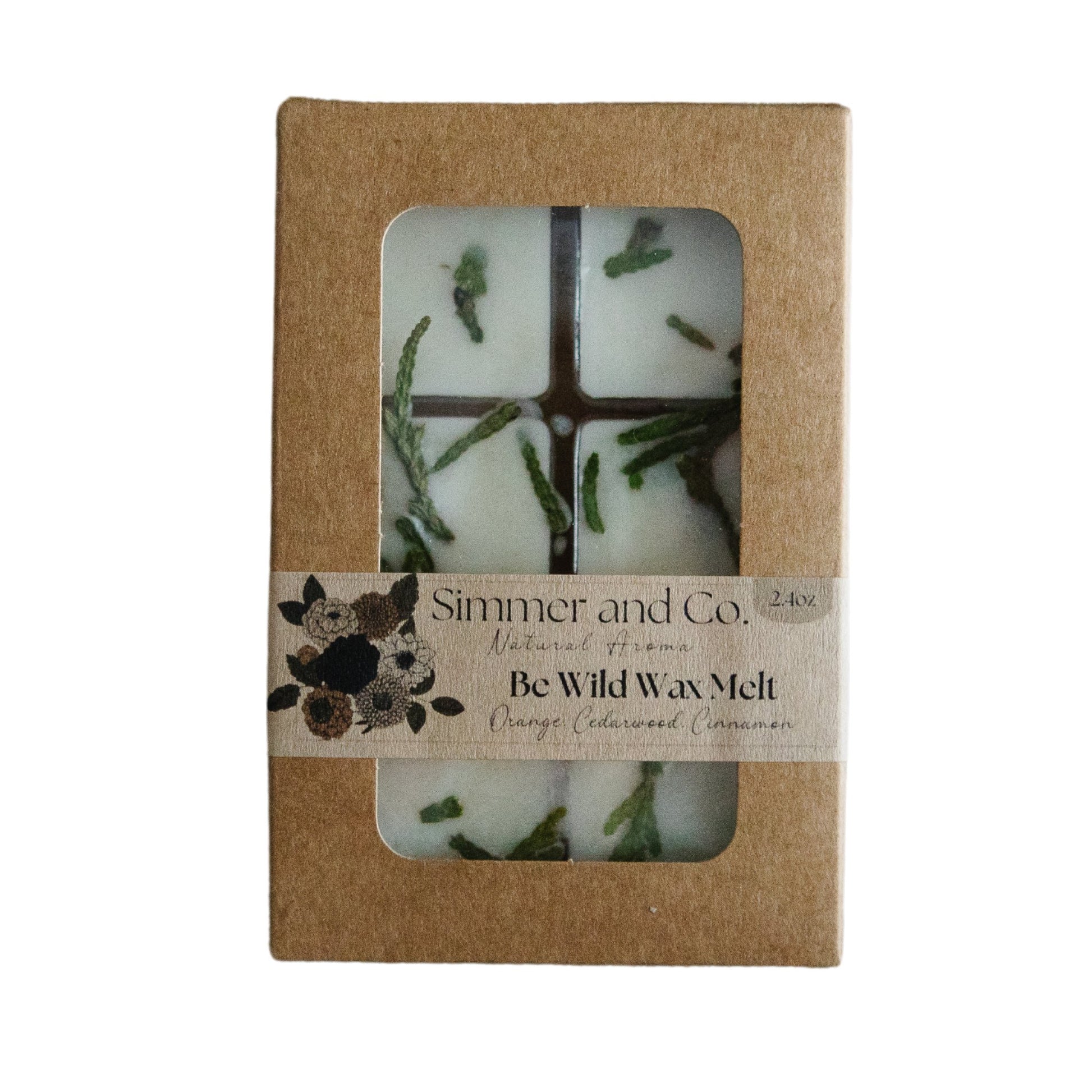 Be Wild Simmer Melt, Botanical Scented Wax - Simmer and Co Natural Aroma Inc - Botanical Simmer Wax Melt