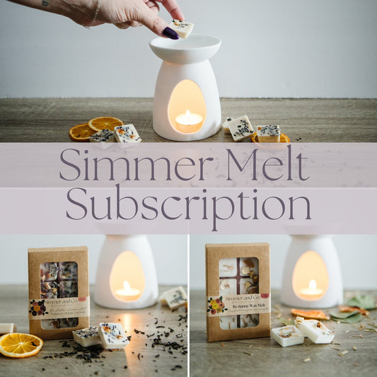 Simmer Melt Subscription - Simmer and Co Natural Aroma Inc - Stovetop Potpourri Simmer Mix