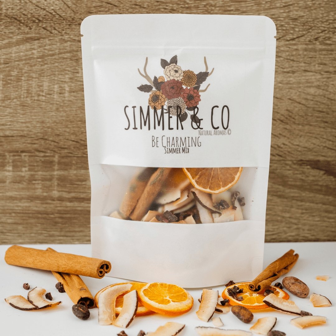 Be Charming Simmer Mix, Stovetop Potpourri - Simmer and Co Natural Aroma Inc - Stovetop Potpourri Simmer Mix